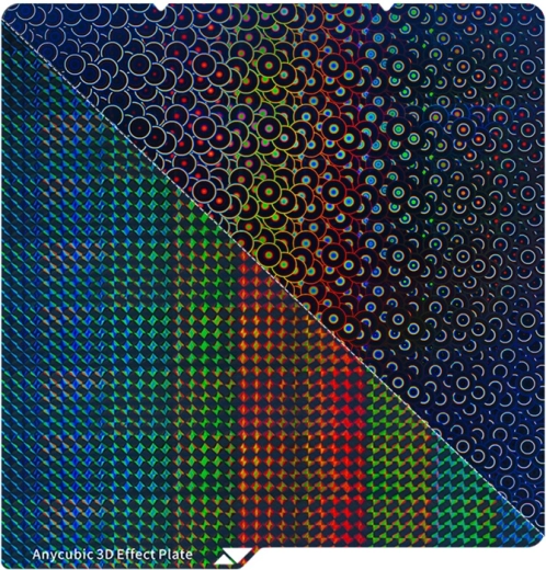 Dubbelzijdig 3D-printerbed met Phantom- en Sphere-effect voor Anycubic Kobra S1 / S1 Combo