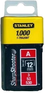 Nietjes type A 12 mm STANLEY (1000 stuks)