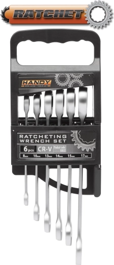 Set ratelcombinatiesleutels 6 stuks