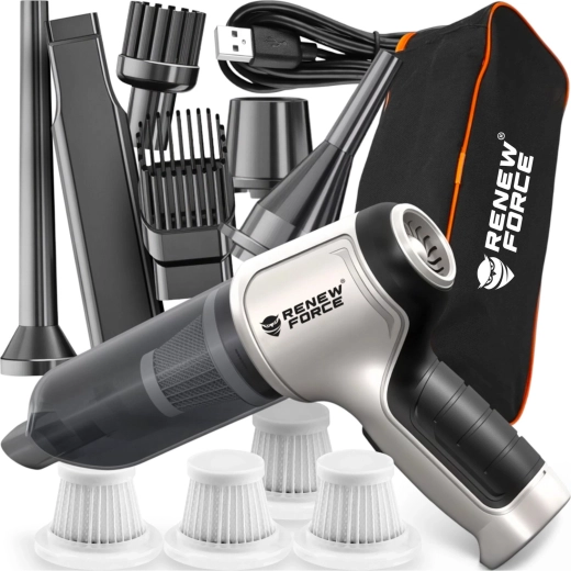 Draadloze handstofzuiger 120 W met zuigkracht 15.000 Pa - 1 stuk