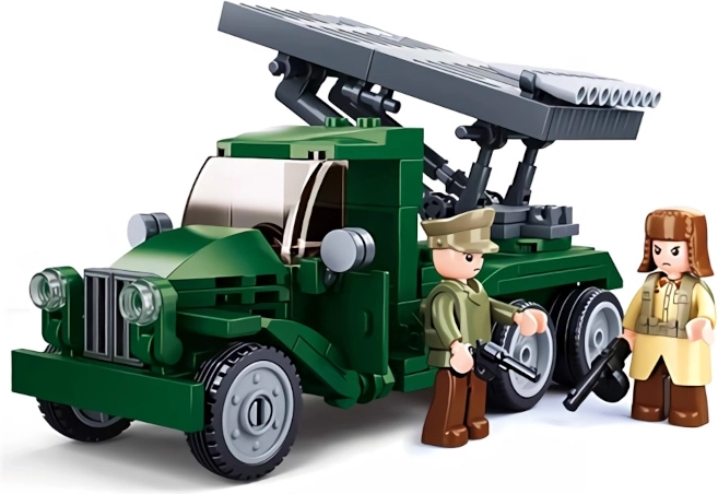 Sluban Russische raketwerper Katjoesja – bouwset Slag om Boedapest
