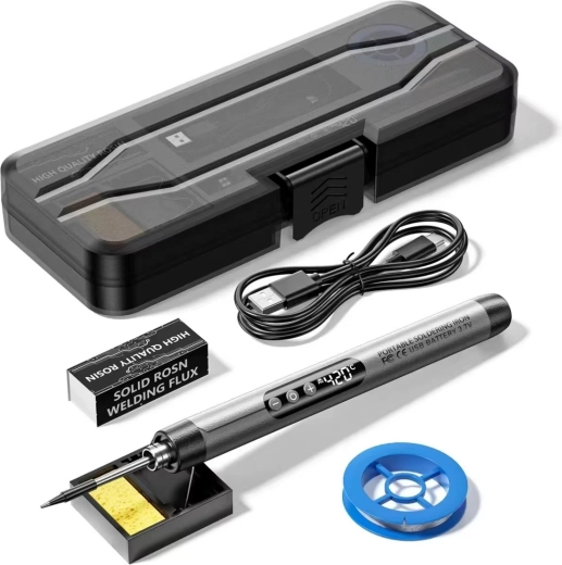 Accu-soldeerbout Renew Force met USB‑C en LCD-display 420 °C