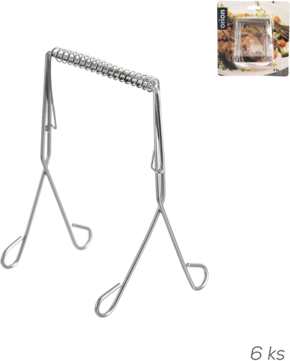 RVS klemmen voor gevogelte (6 stuks)