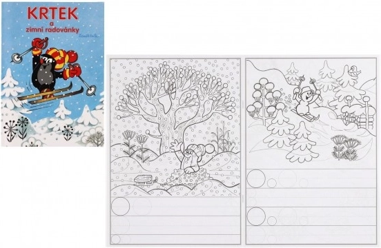 Kleurboek A4 Molletje en winterpret 21x29 cm