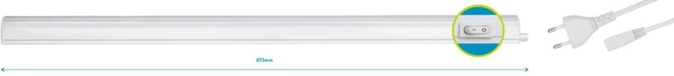 Retlux LED-armatuur met T5-buis 10 W 90 cm