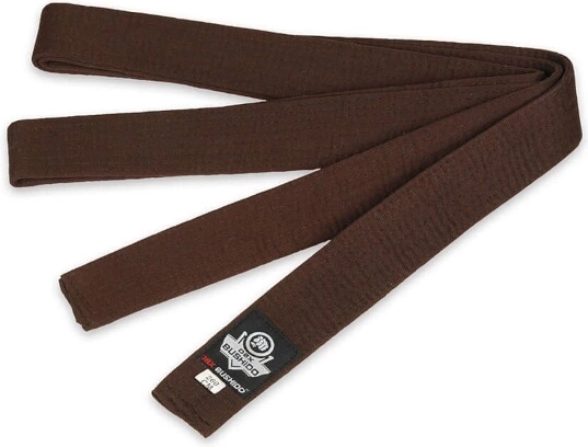 Bruine obi-riem voor kimono DBX BUSHIDO OBI