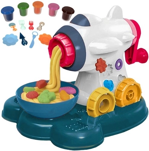 Creatieve pastapers vliegtuig met klei en accessoires KRUZZEL