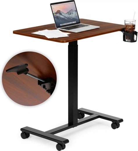 Mobiele in hoogte verstelbare laptoptafel ModernHome 70 × 48 cm
