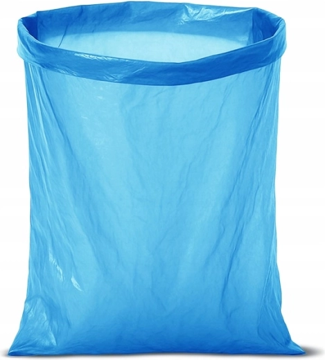 Universele stevige blauwe vuilniszakken 35 l, 150 stuks, met striksluiting