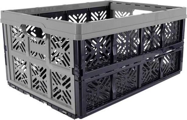 Opvouwbare krat 32 l, Scandinavisch grijs