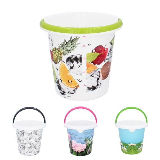 Kunststof emmer 5 l met ergonomisch handvat