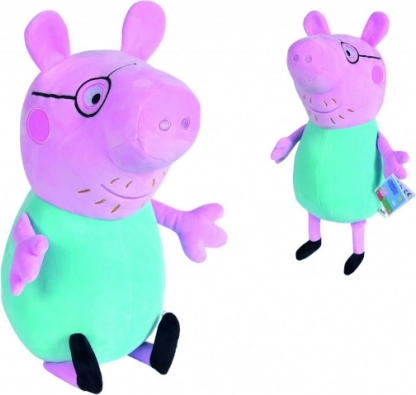 Peppa Pig pluchen knuffel Papa, 37 cm