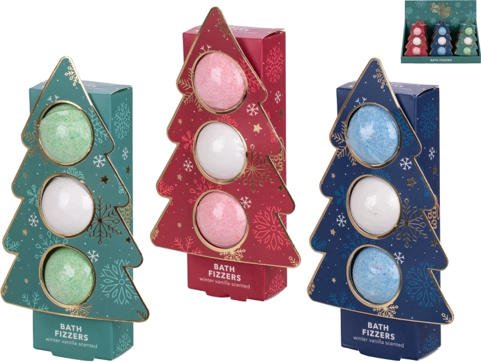 Kerstcadeauset bruisballen voor in bad