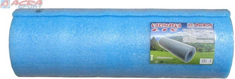 Acra schuim slaapmat soft blauw 180 × 50 × 1 cm - 1 stuk