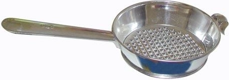Zeef voor leverrijst 14 cm, vertind plaatstaal