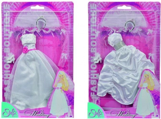 Trouwjurk Steffi voor pop