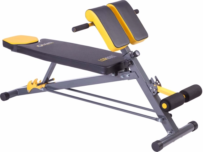 Multifunctionele fitnessbank met hyperextensie HMS Premium LSR8311