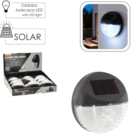 Zonnelichts wandlamp 11,3 × 11,3 × 4,5 cm