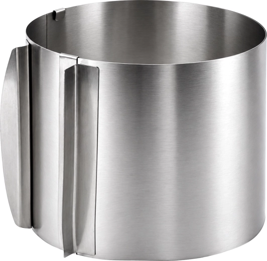 Verstelbare taartring Zortiva 16–30 cm, hoogte 15 cm