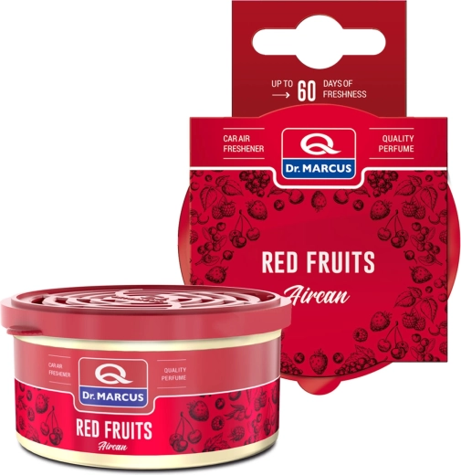 Dr. Marcus Aircan Red Fruits luchtverfrisser voor in de auto