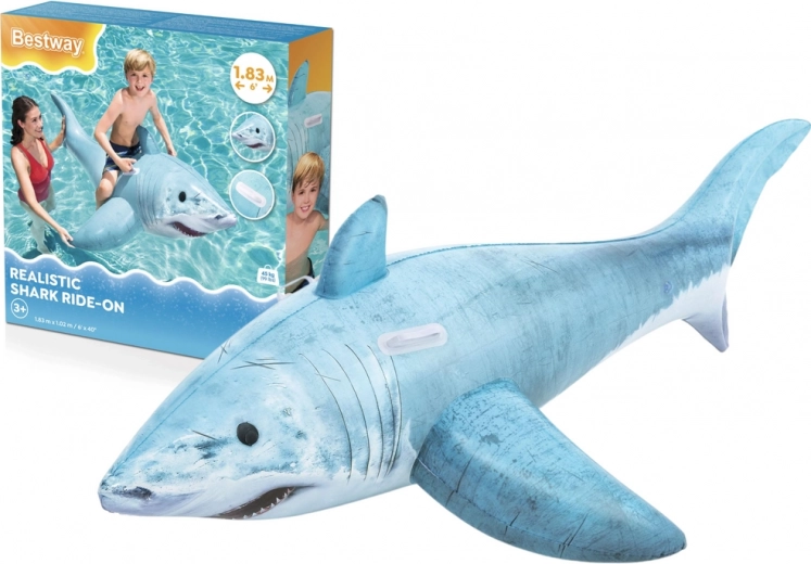 opblaashaai om op te zwemmen 183 × 102 cm BESTWAY