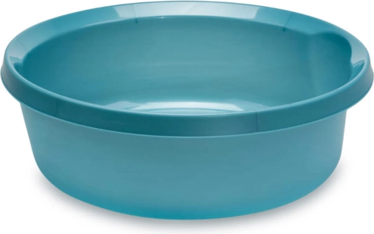 Plastic waskom MATT 26 cm, 4 l – mix van kleuren