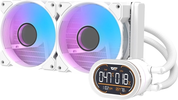 DarkFlash DH240D v2 waterkoeling voor processor 240 mm wit
