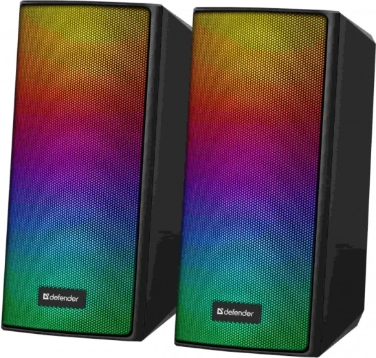 computerspeakers DEFENDER Spitfire 2.0 met Bluetooth en LED, 6 W