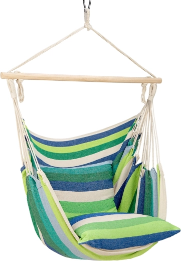 Hangende Braziliaanse stoel NILS Camp groen