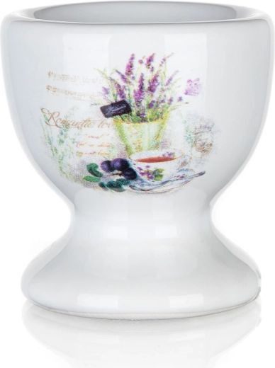 Keramisch eierdopje Lavender