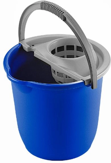 Kunststof emmer met wringer 12 l Heidrun