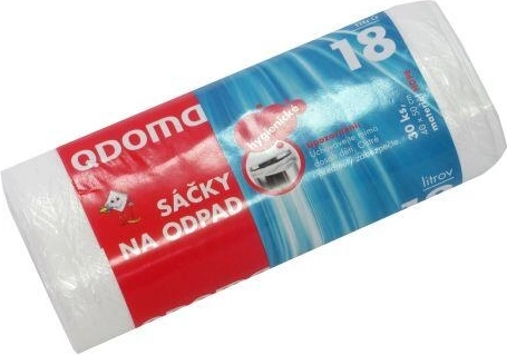 Afvalzakken 18 l, 40 × 50 cm, 30 stuks, transparant/blauw