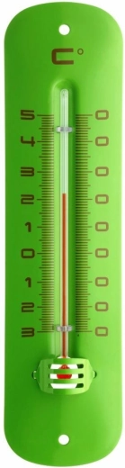 Analoge thermometer TFA voor binnen en buiten – groen gelakt metaal