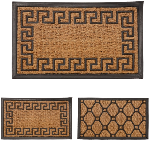 Inloop kokosmat PANAMA 40 × 60 cm met antisliprubber