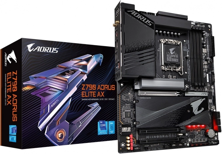 Gigabyte AORUS Z790 ELITE AX ATX moederbord met dualband Wi‑Fi 6E en DDR5