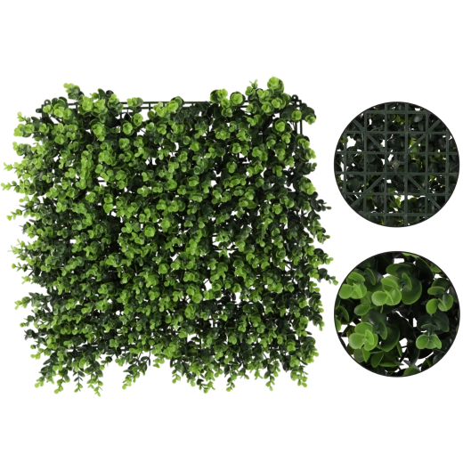 Decoratief paneel van kunstbuxus 50 × 50 cm