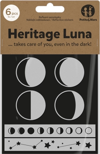 Reflecterende stickers PETITE&MARS Heritage Luna voor kinderwagen