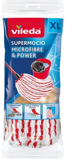 Vileda vervangende mopkop SuperMocio Microfibre & Power