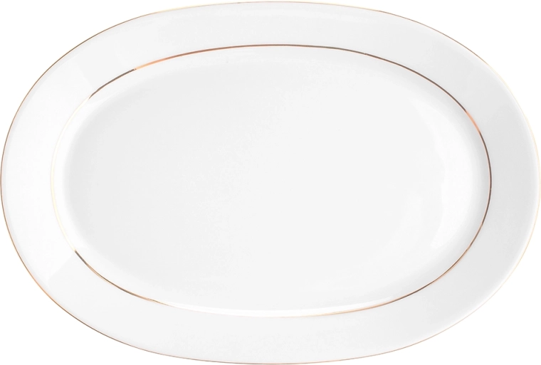 MariaPaula Klasyka Gouden Lijn ovale serveerschaal 23 cm