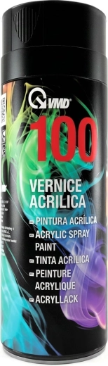 Acryl-emaille in spray voor metaal, kunststof en hout 400 ml, mat wit