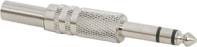 Stereo-jackplug 6,3 mm van metaal