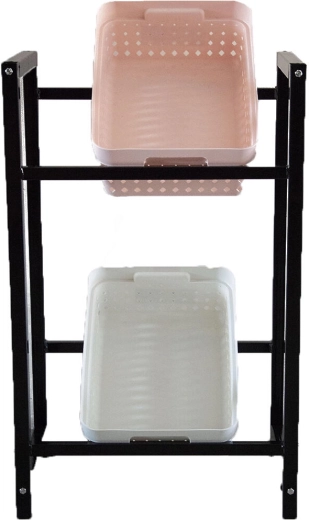 Metalen rek voor kratten 47 × 31 × 75 cm