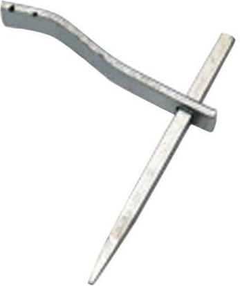 Gevelhaak verzinkt 140 mm