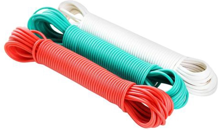 Waskoord met staalkabel 15 m