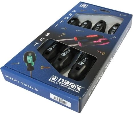 7-delige schroevendraaierset PHILLIPS, sleuf en POZIDRIV PROFI