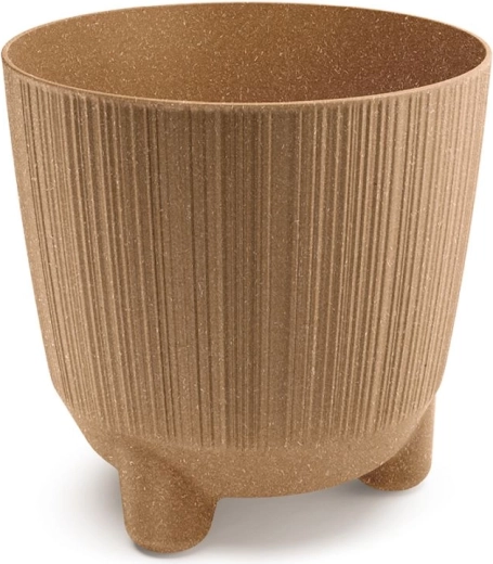 Bloempot Ryfo Eco Wood 19,5 cm naturo