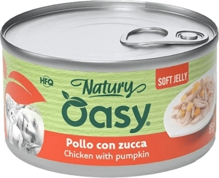 Oasy Natury Soft Jelly kip met pompoen 150 g