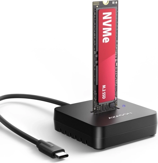 Axagon dockingstation USB-C 3.2 Gen 2 voor NVMe M.2 SSD 10Gbps