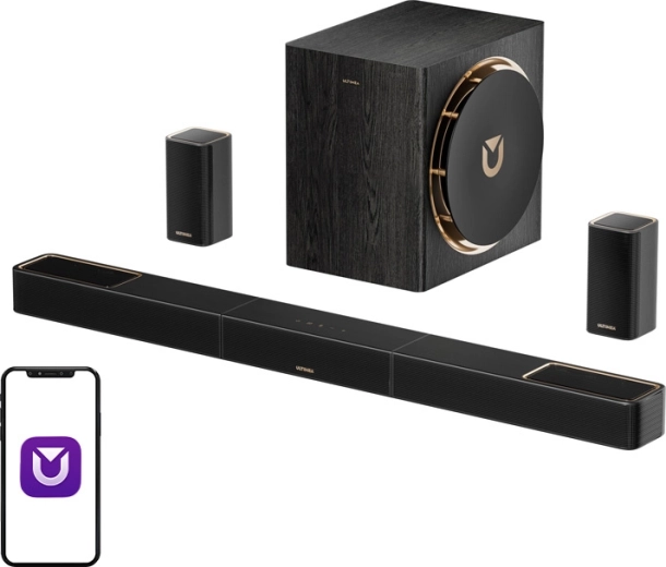 Soundbar ULTIMEA Skywave X50 met Dolby Atmos (5.1.4) en 8" subwoofer