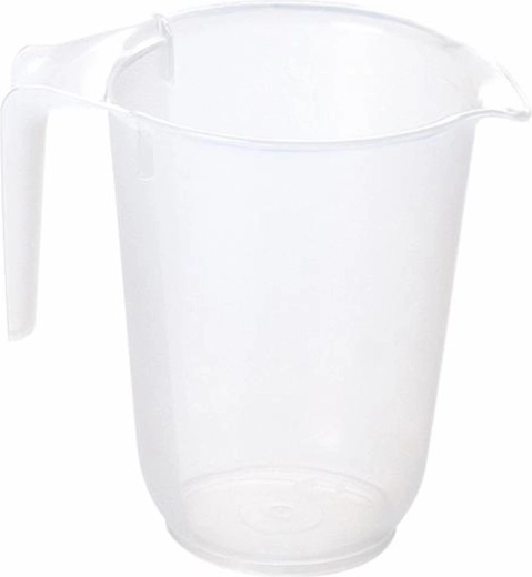 Kunststof maatbeker met schenktuit 500 ml Heidrun